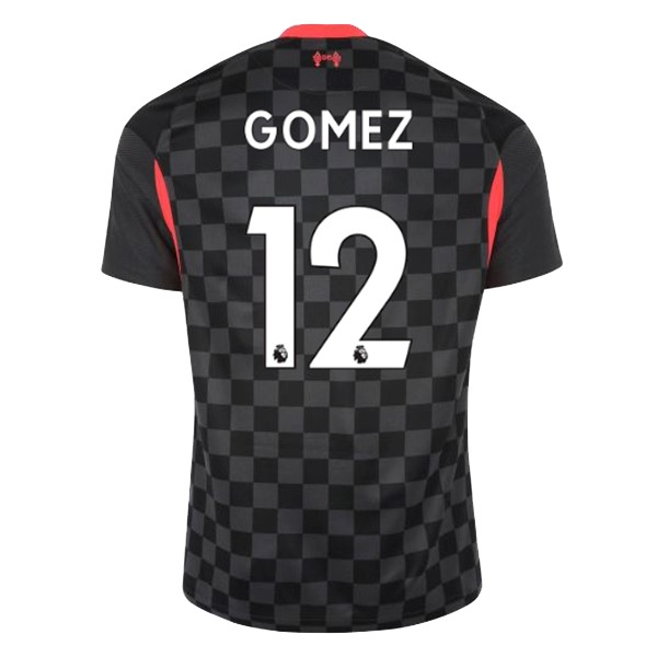 Camiseta Liverpool NO.12 Gomez 3ª Kit 2020 2021 Negro